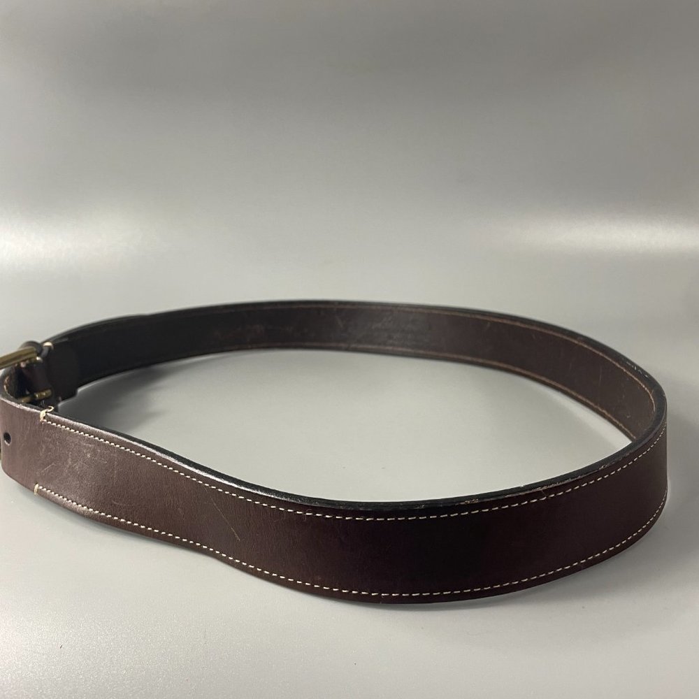 Coach # 3710 Rectangular Roller Brass Buckle Brow… - image 3